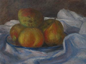 Manzanas y peras de Pierre Auguste Renoir